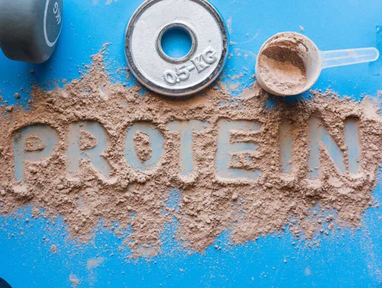 Protein pulver vekter og skrift