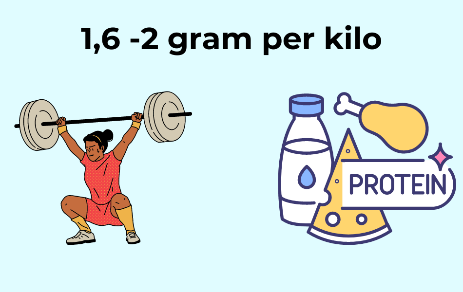 Vektløfting protein behov