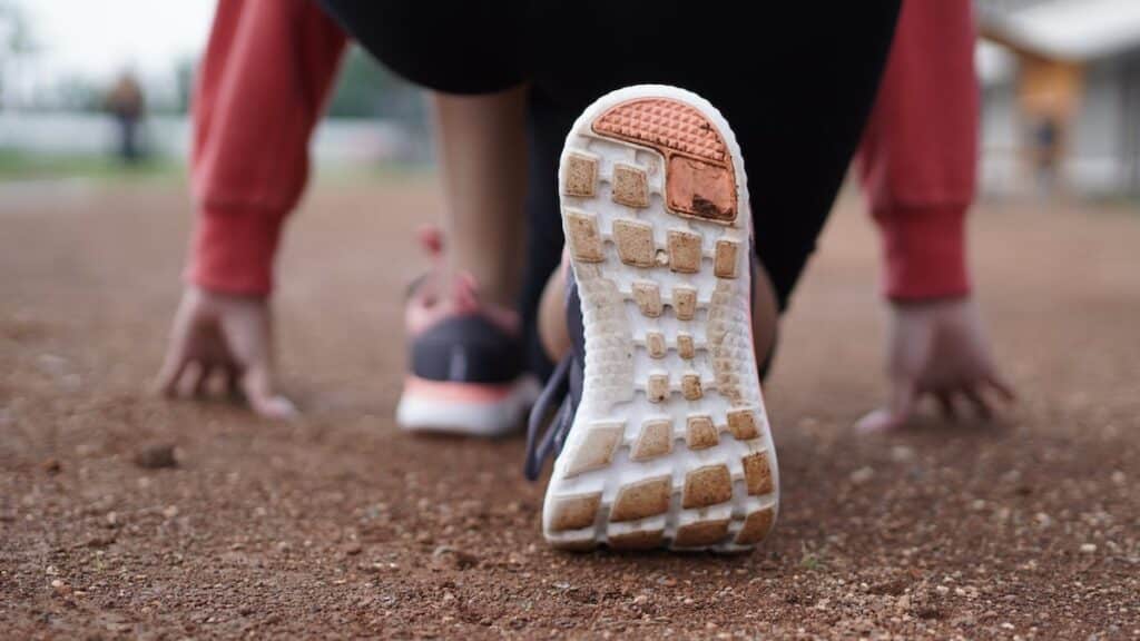 Lady ready to run