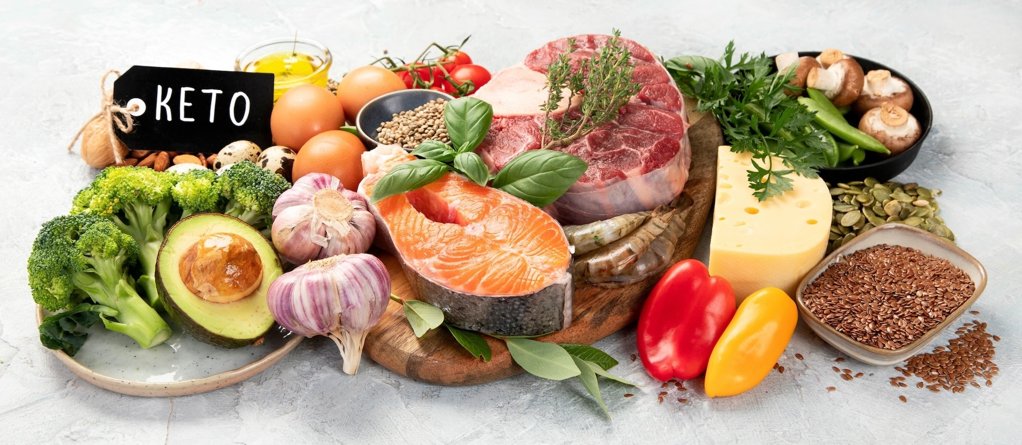 Keto diett mange ingredienser