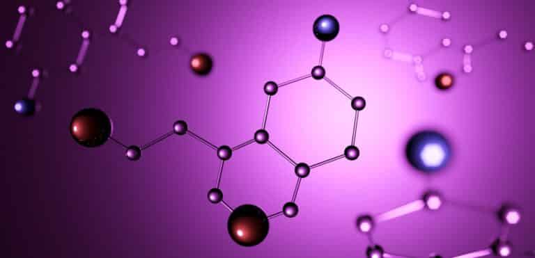 3d illustrasjon serotonin