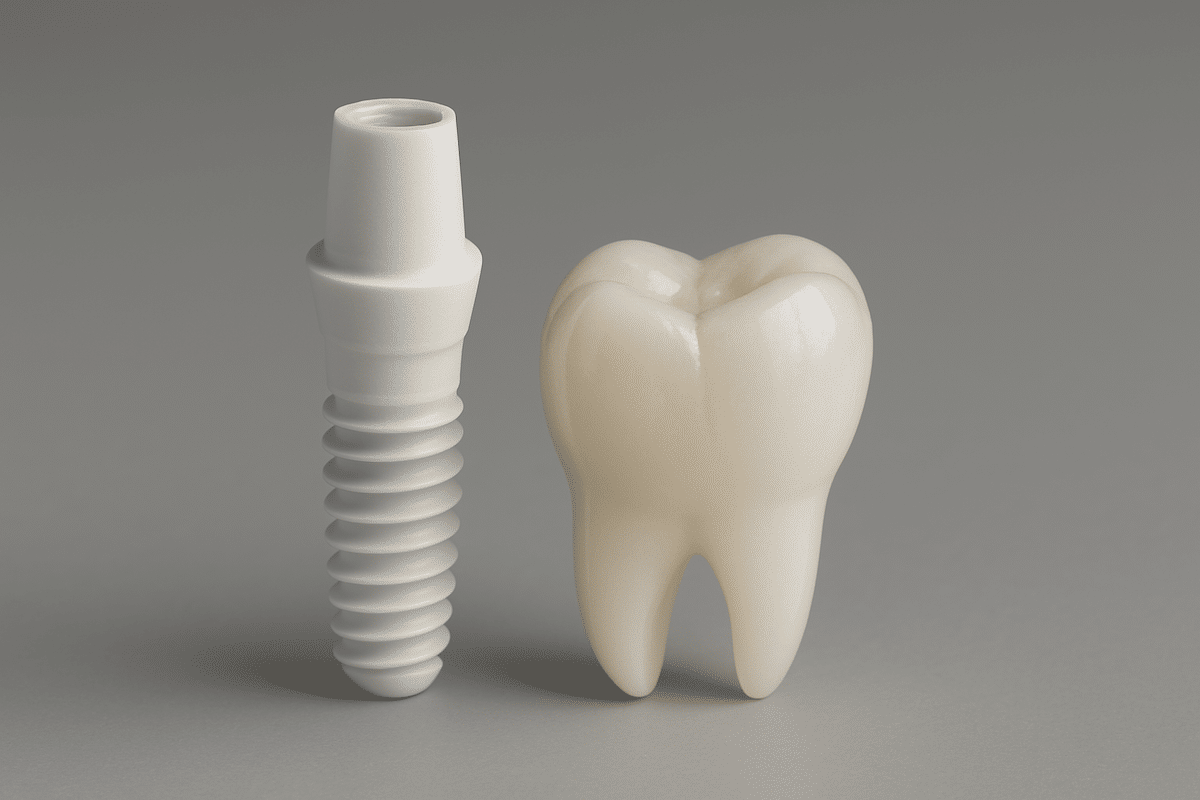 Hvorfor bytte rotfylt tann med zirconium implantat